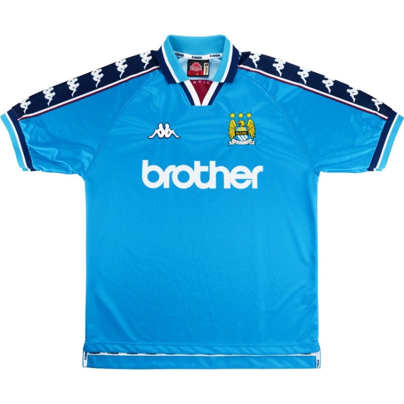 Primera equipación de Man City 98-99