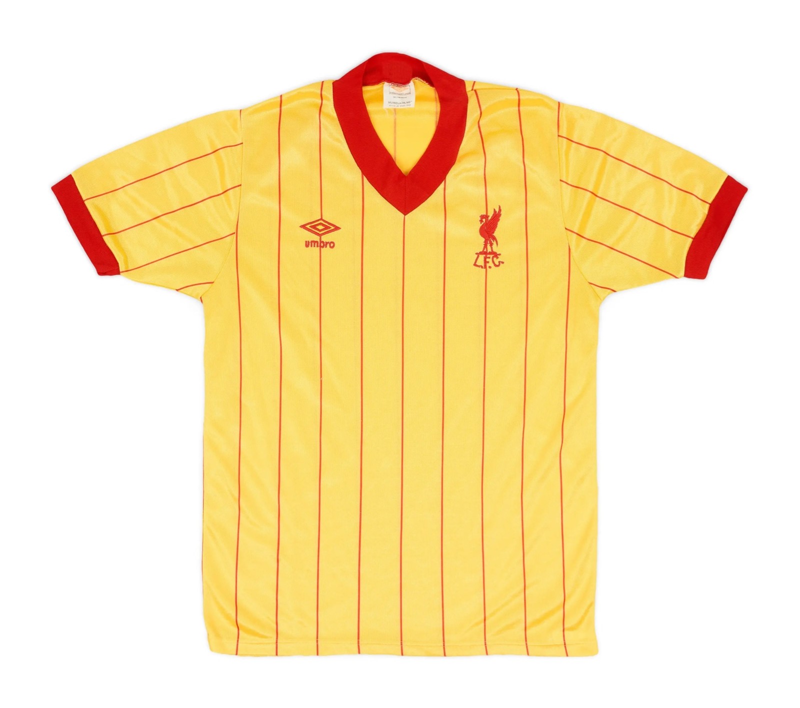 Segunda equipación de LiverpoolFC 81-82