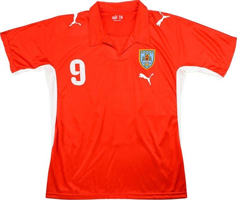 Segunda equipación de Uruguay 2008