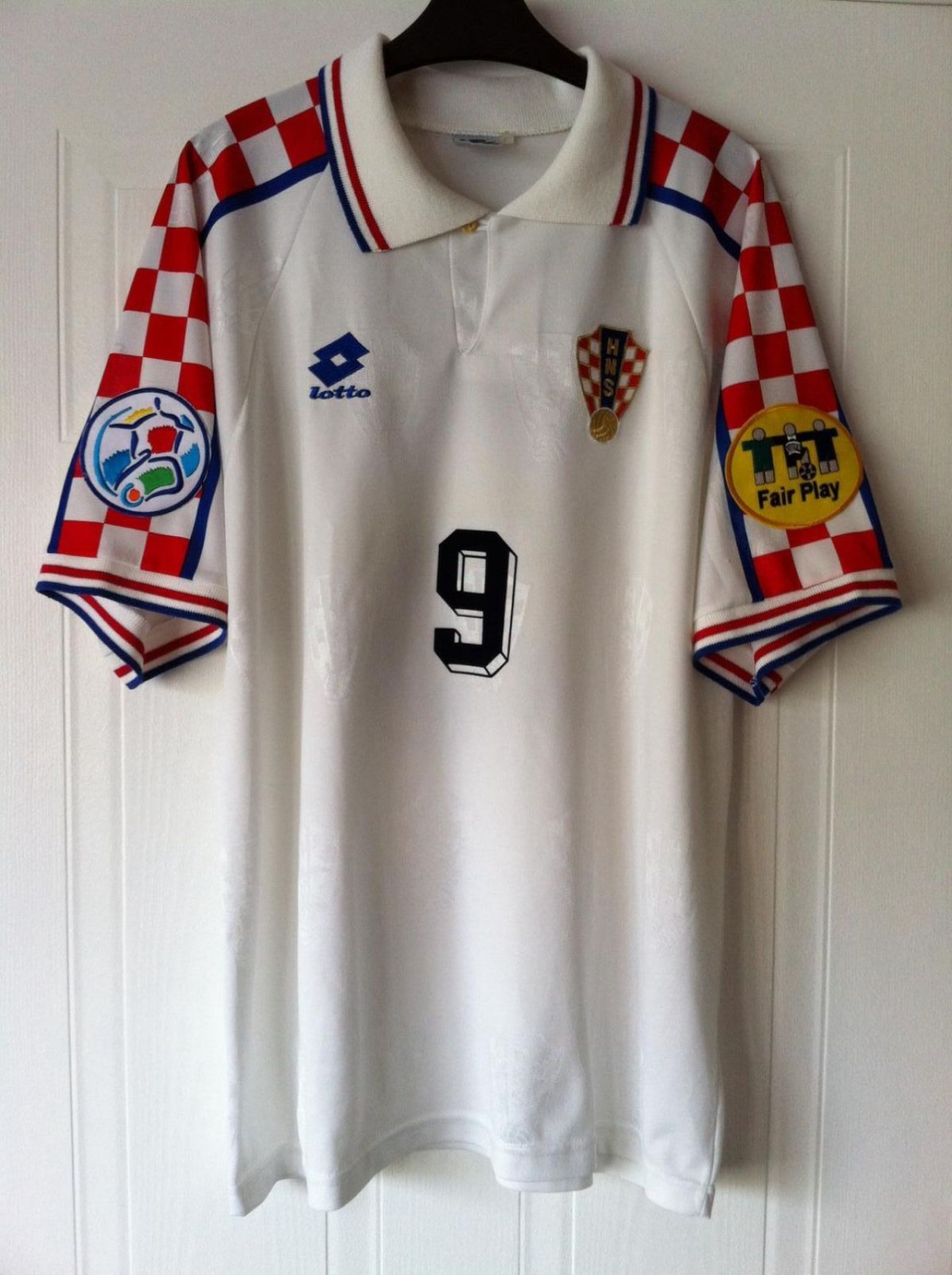 Segunda equipación de Croacia 1996
