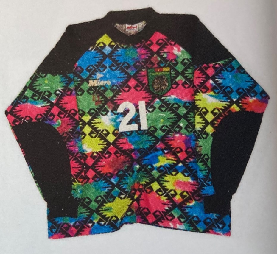 Equipación de portero de Camerún 1994