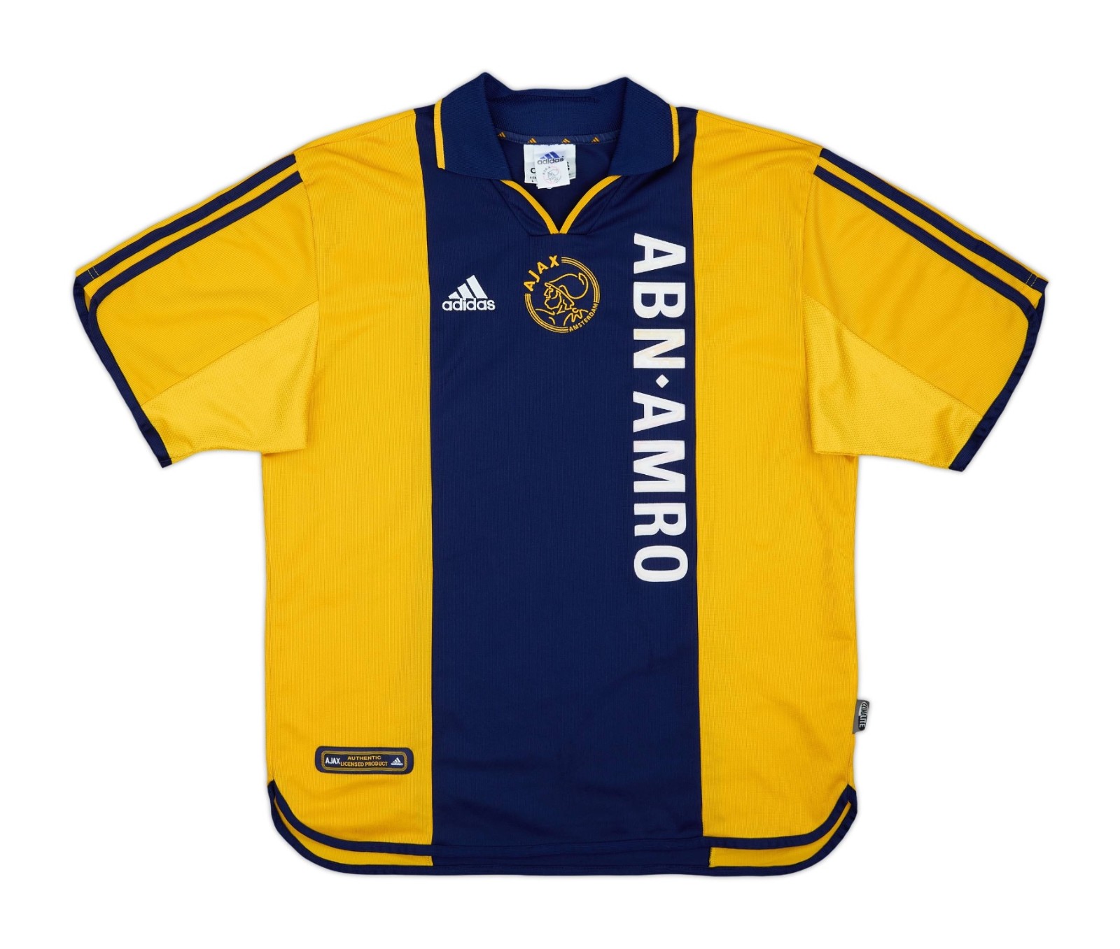 Segunda equipación de Ajax 00-01