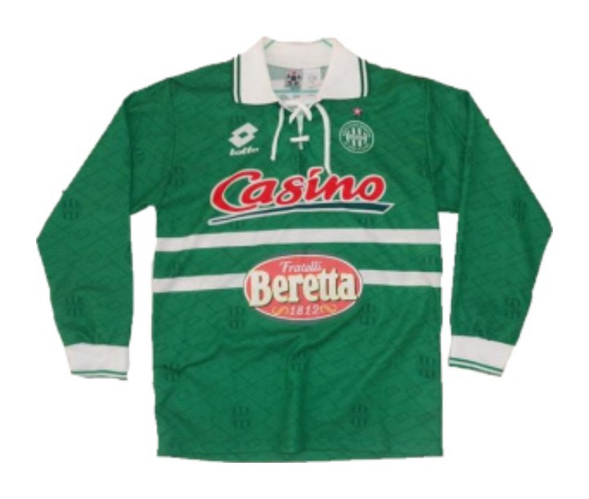 Primera equipación de Saint-Étienne 97-98