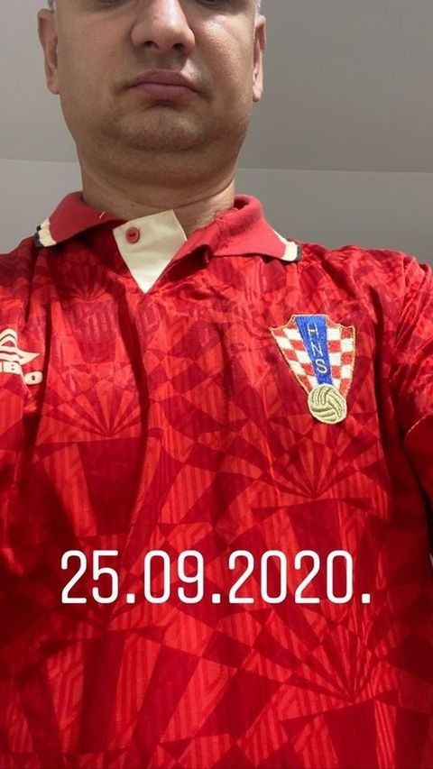 Primera equipación de Croacia 1993