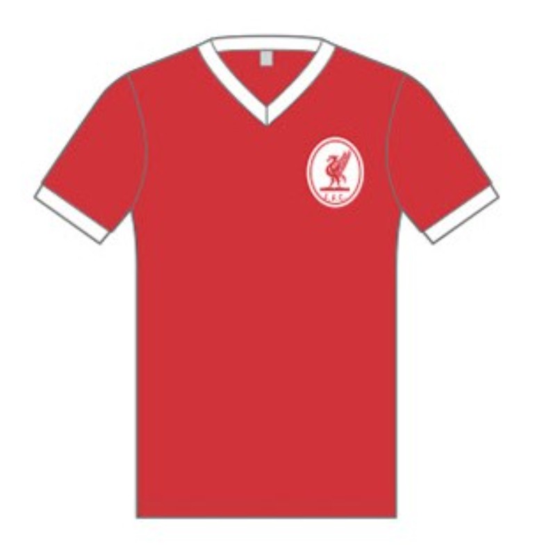 Primera equipación de LiverpoolFC 60-61