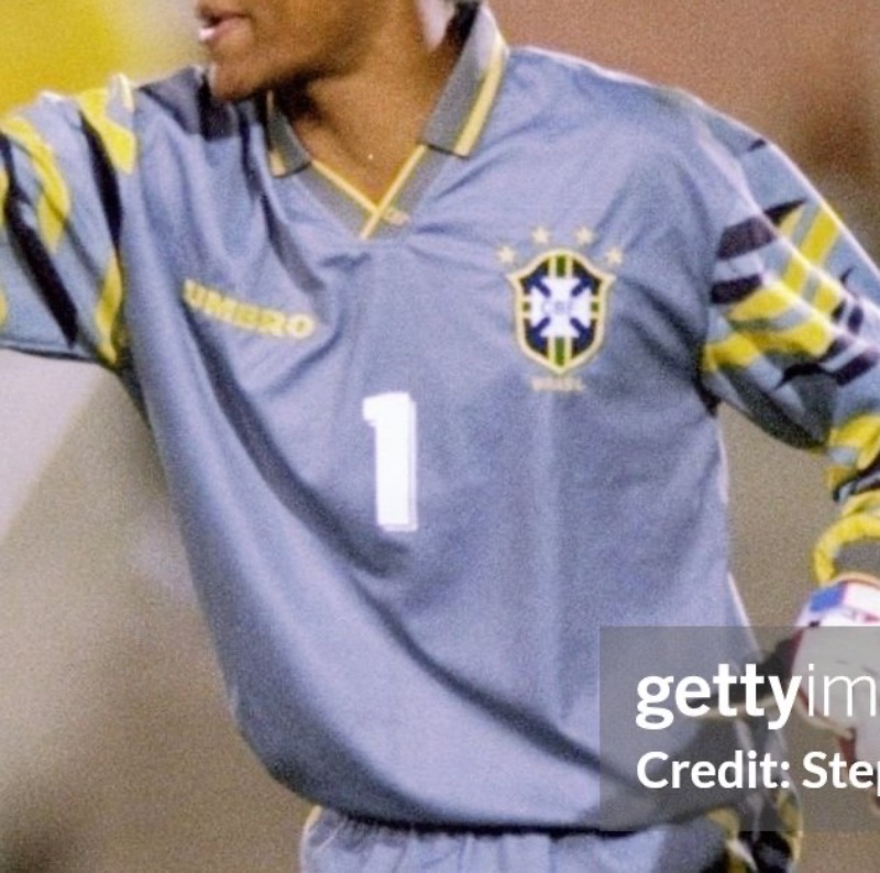 Equipación de portero de Brasil 1996