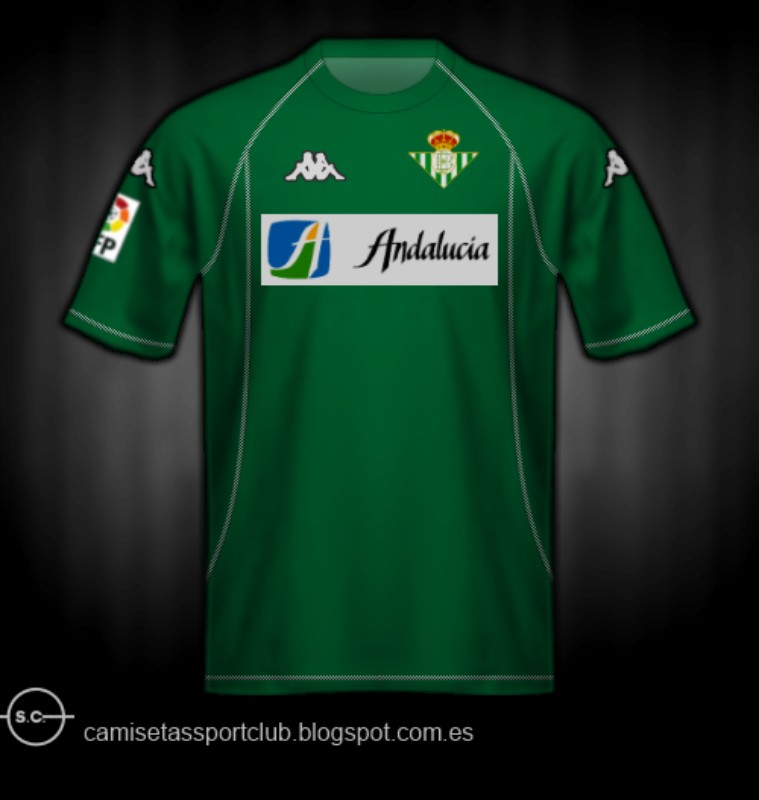 Segunda equipación de Real Betis 04-05