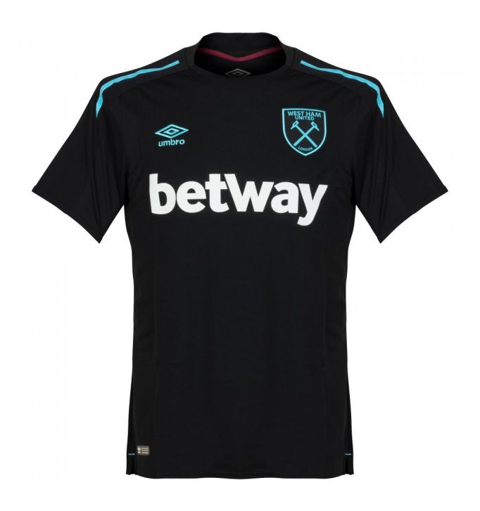 Segunda equipación de West Ham United 17-18