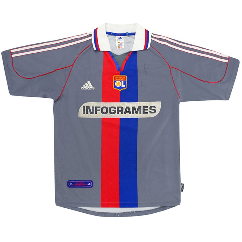Segunda equipación de Olympique de Lyon 00-01
