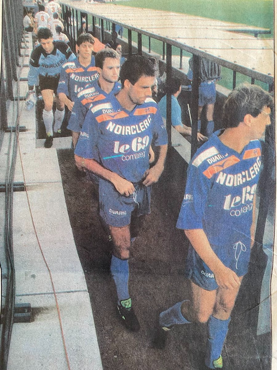 Tercera equipación de Olympique de Lyon 88-89