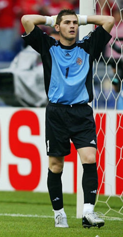 Equipación de portero de España 2002