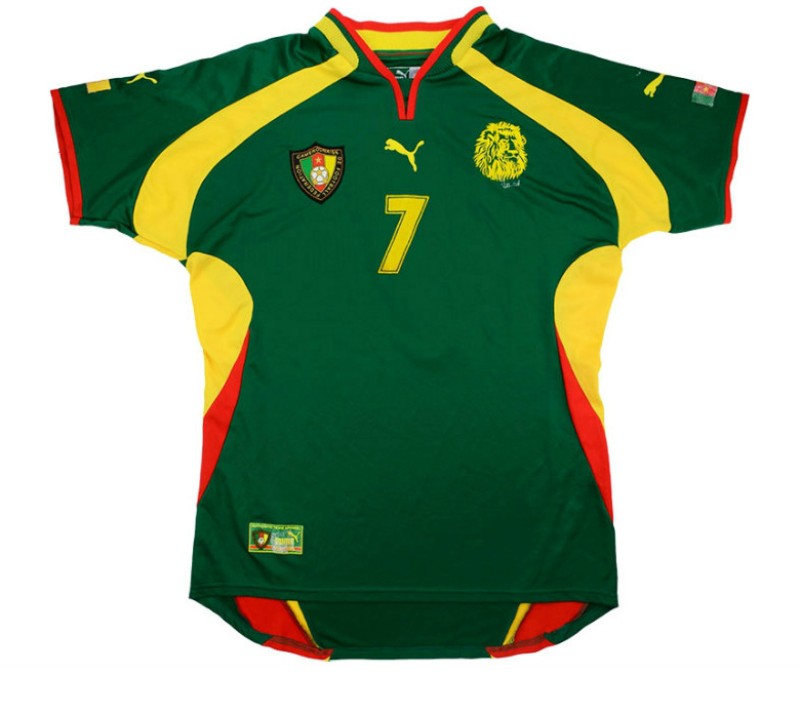 Primera equipación de Camerún 2000