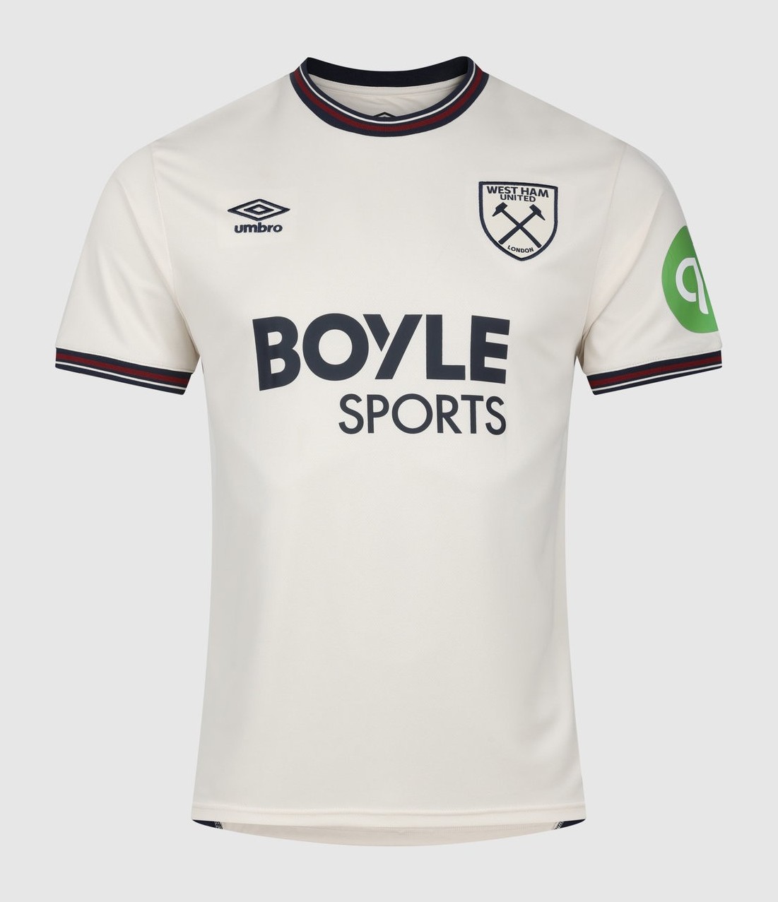 Segunda equipación de West Ham United 25-26