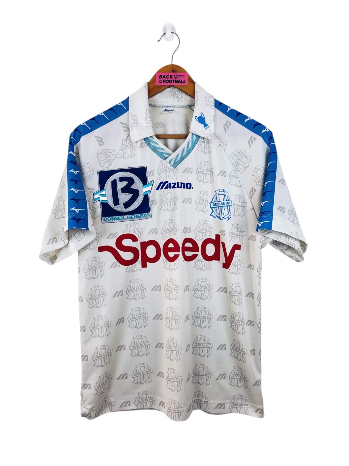 Primera equipación de Olympique de Marsella 95-96