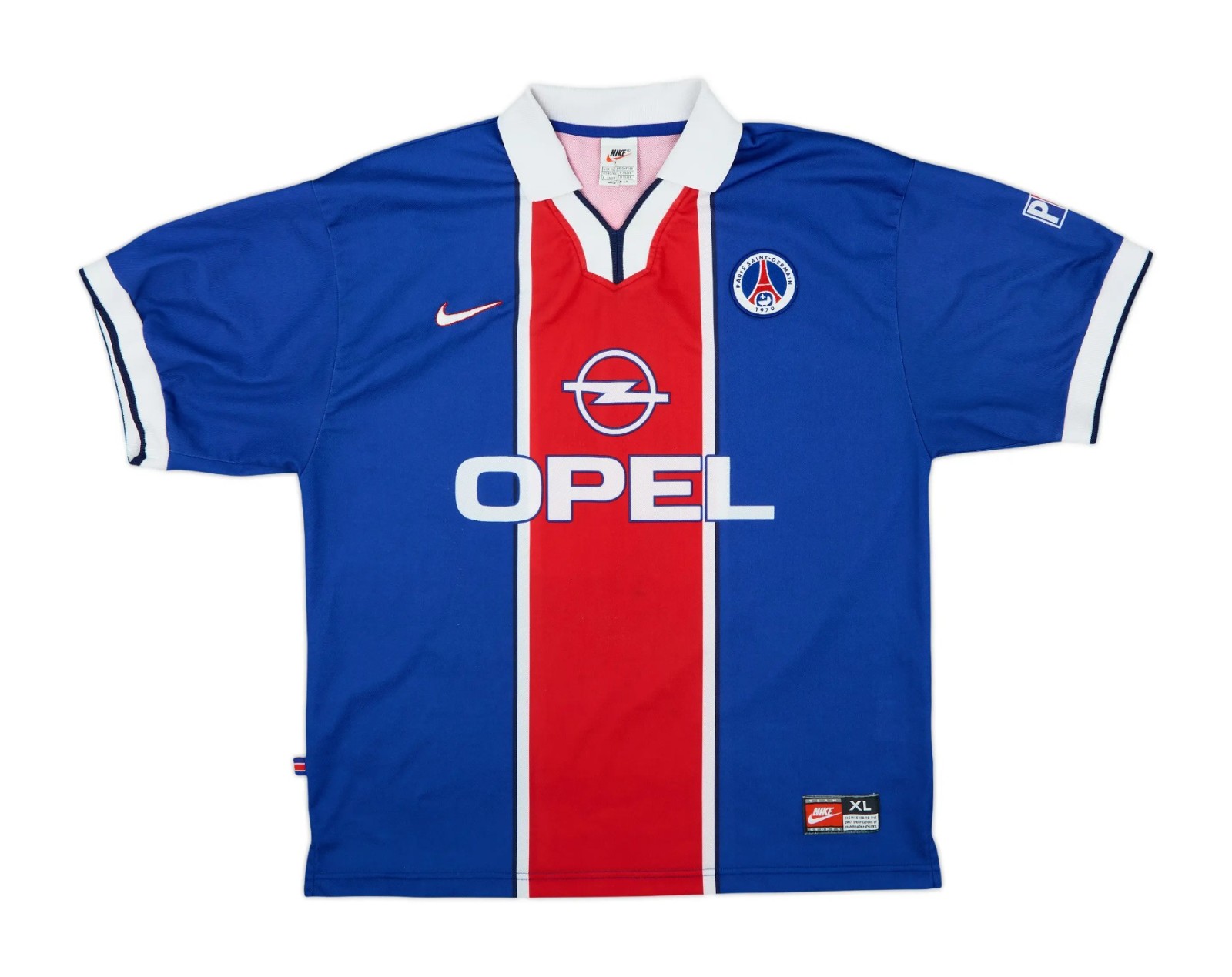 Primera equipación de Paris Saint-Germain 97-98