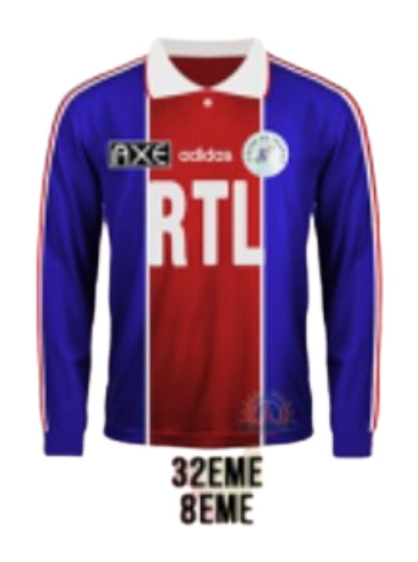 Primera equipación de Paris Saint-Germain 96-97