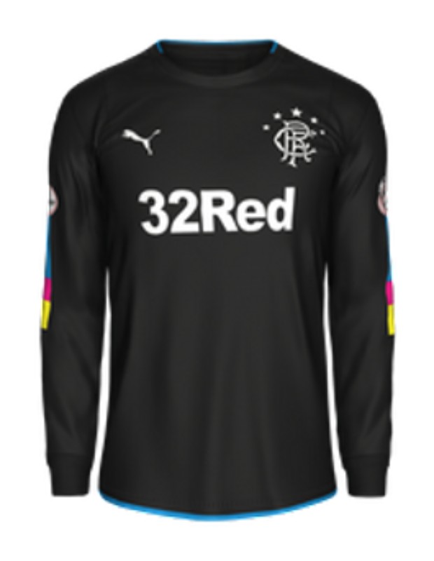 Equipación de portero de Glasgow Rangers 17-18