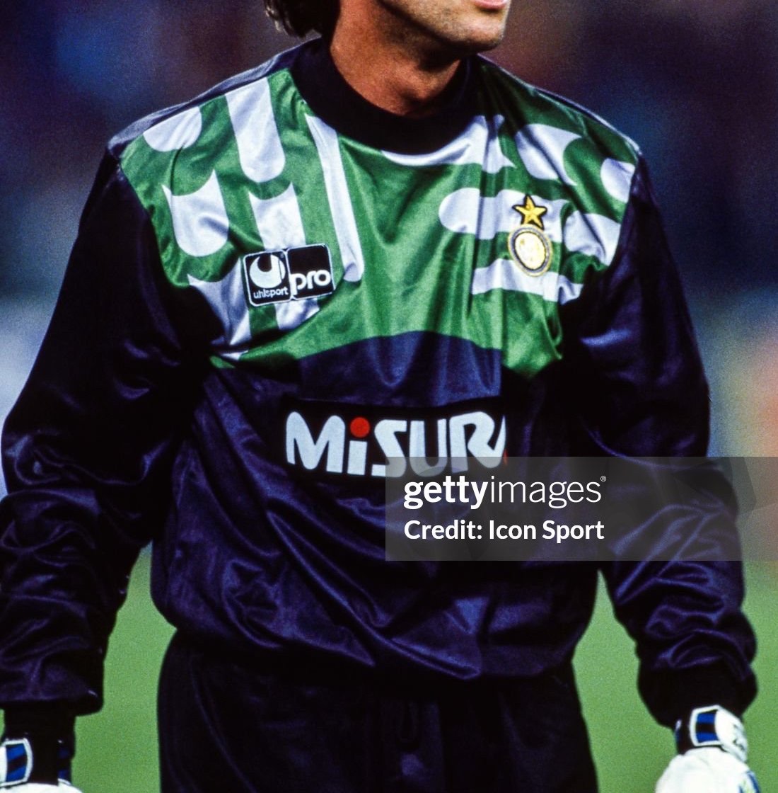 Equipación de portero de Inter de Milán 90-91