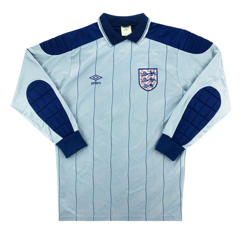 Equipación de portero de Inglaterra 1986