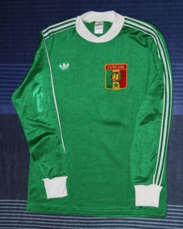 Segunda equipación de Senegal 1986