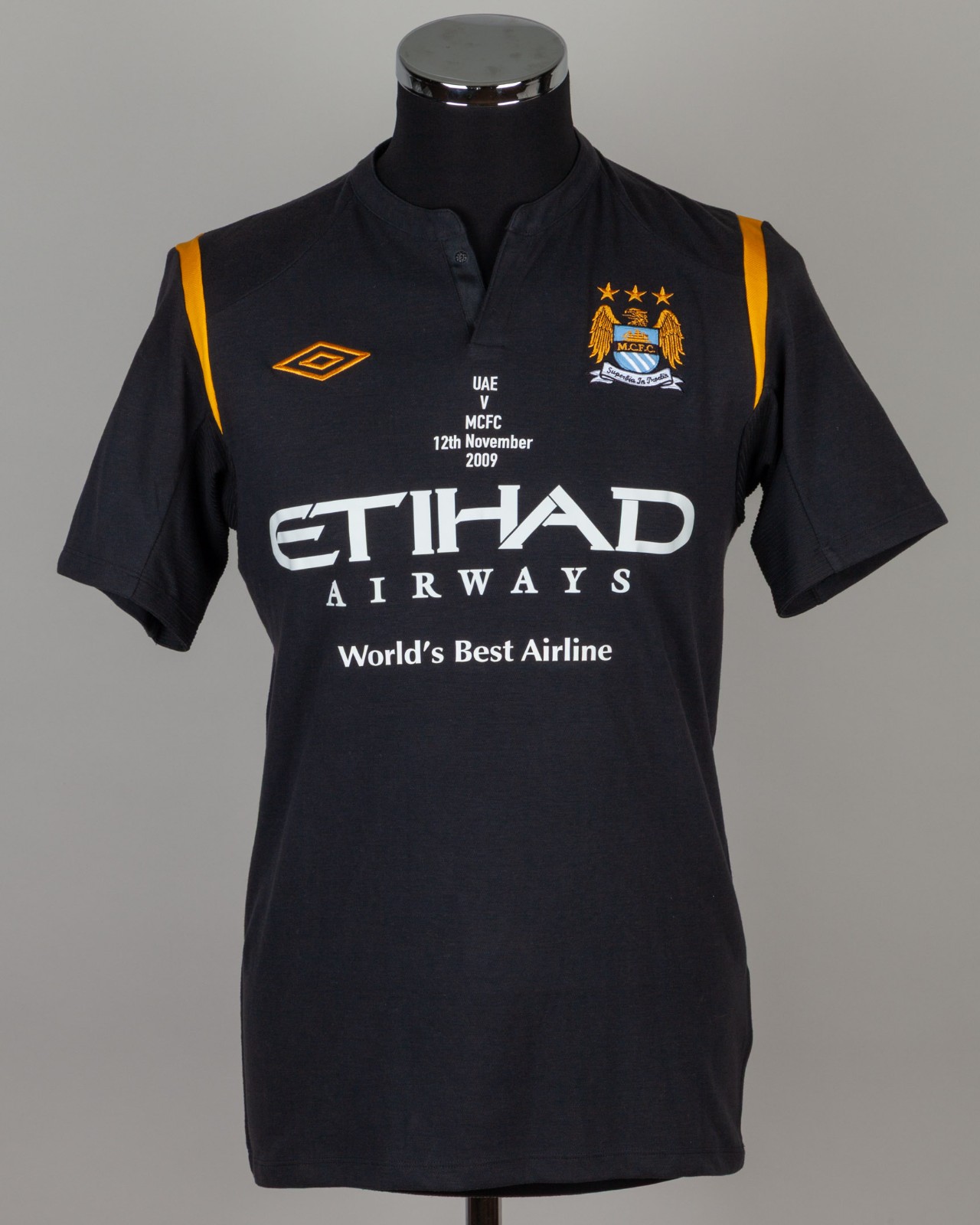 Segunda equipación de Man City 09-10