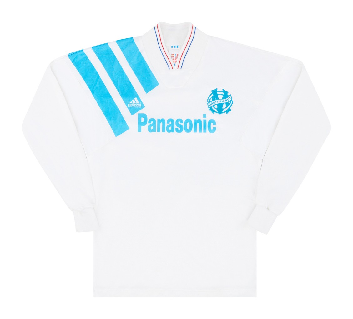 Primera equipación de Olympique de Marsella 91-92