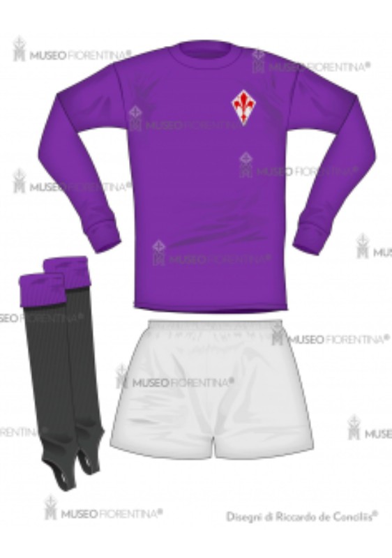 Primera equipación de Fiorentina 1946-47