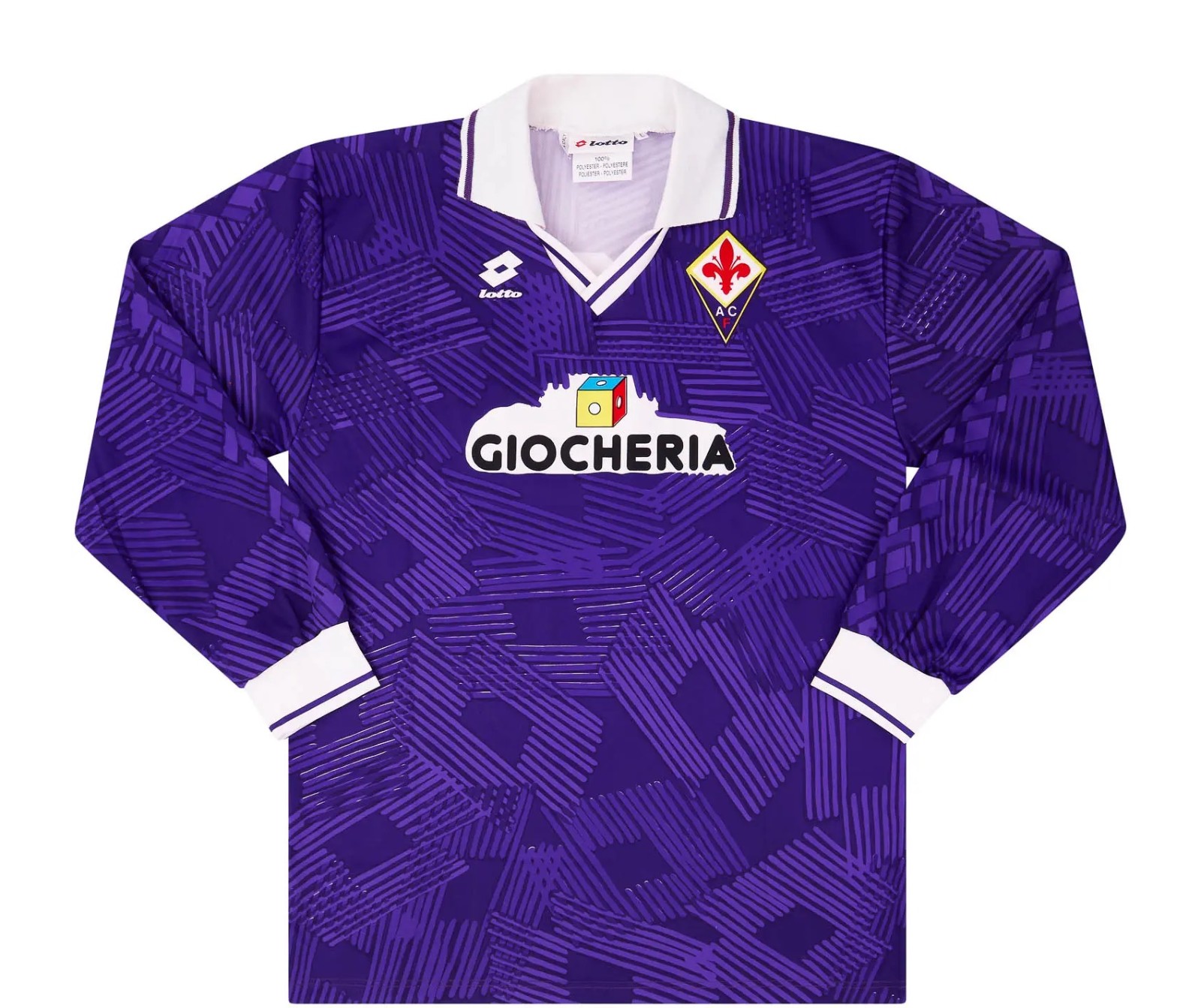 Primera equipación de Fiorentina 91-92