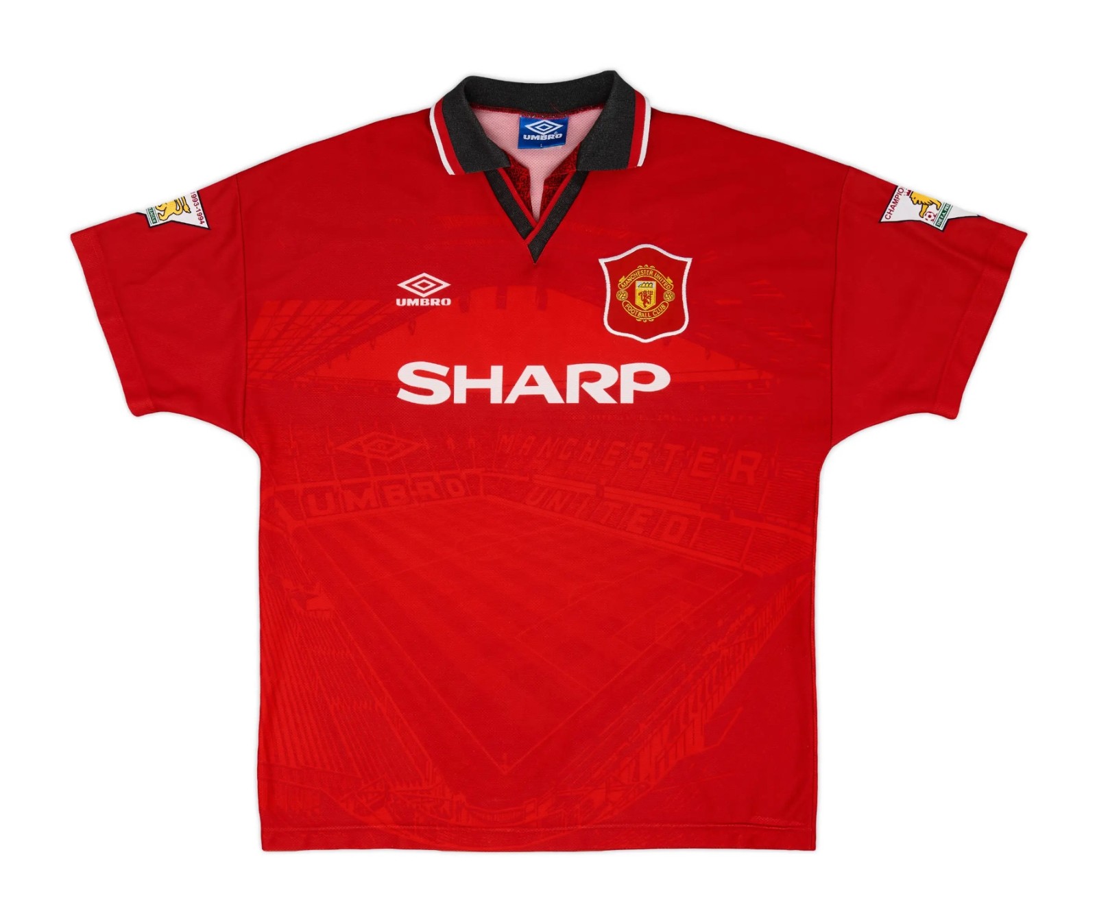 Primera equipación de Manchester United 94-95