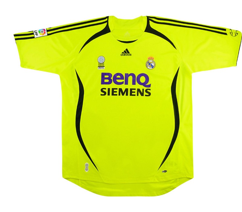 Equipación de portero de Real Madrid 06-07