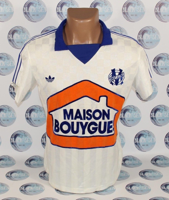 Equipación Local de Olympique de Marsella 86-87