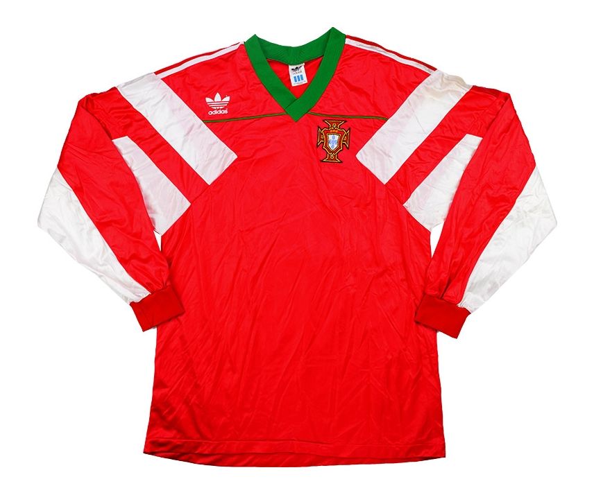 Primera equipación de Portugal 1990