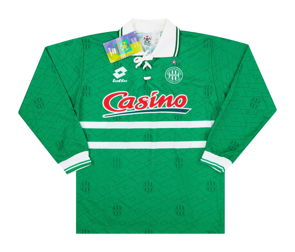 Primera equipación de Saint-Étienne 95-96