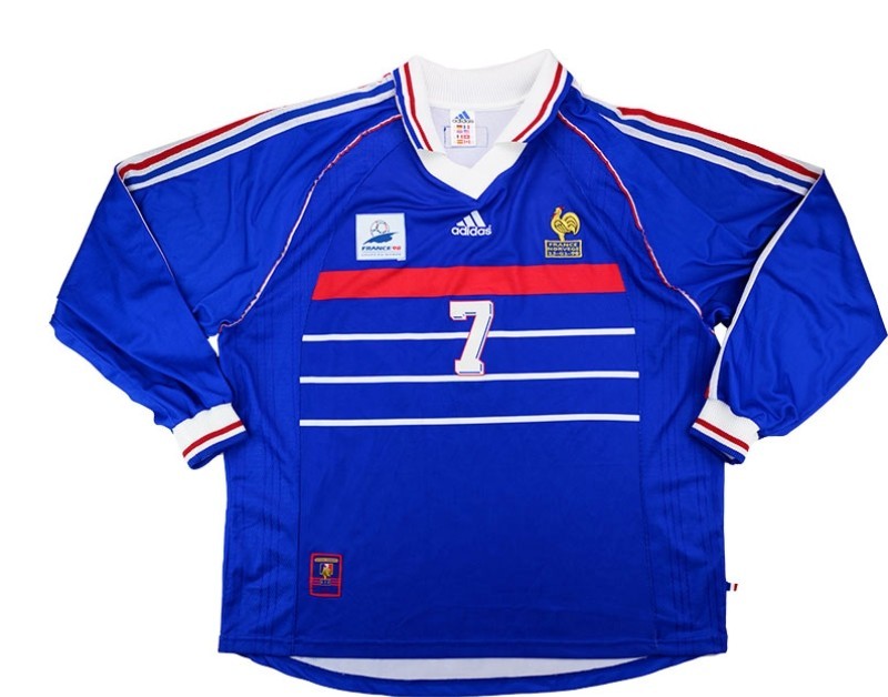 Primera equipación de Francia 1998
