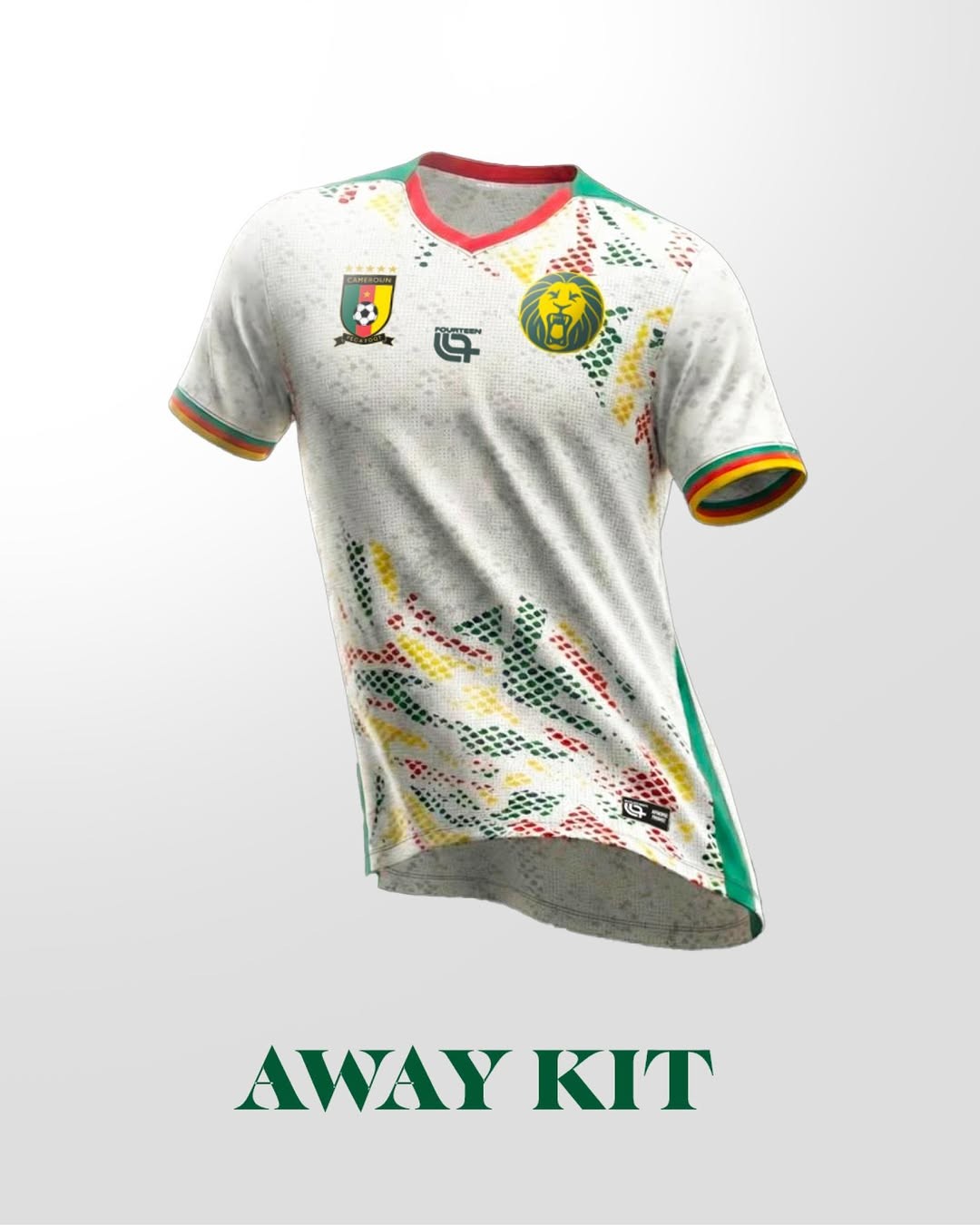 Segunda equipación de Camerún 25-26