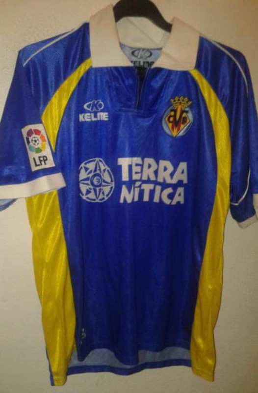 Segunda equipación de Villarreal 99-00