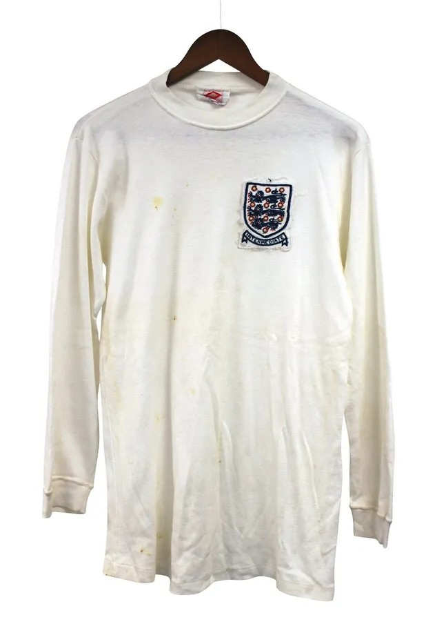 Primera equipación de Inglaterra 1968
