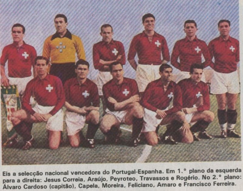 Primera equipación de Portugal 1947