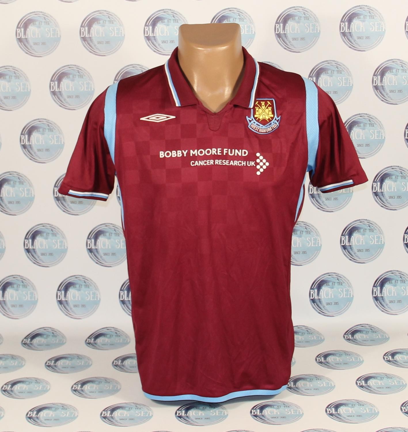 Primera equipación de West Ham United 09-10