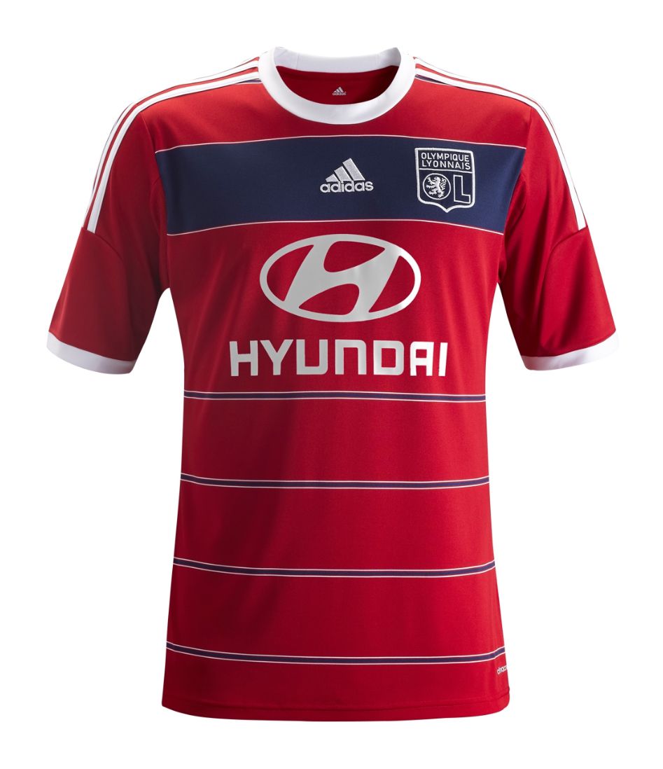Segunda equipación de Olympique de Lyon 13-14