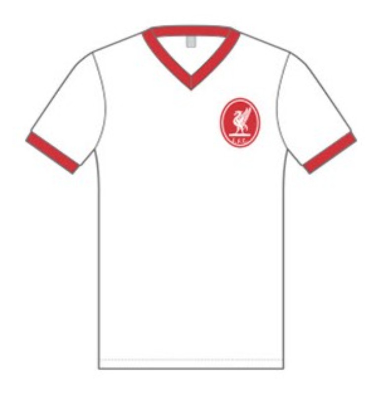 Segunda equipación de LiverpoolFC 60-61