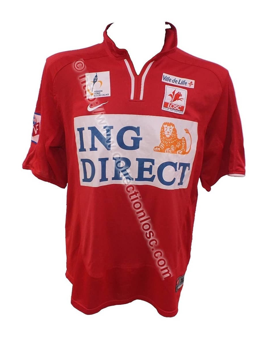 Primera equipación de Lille 00-01