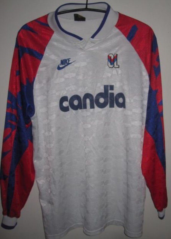 Equipación especial de Olympique de Lyon 91-92