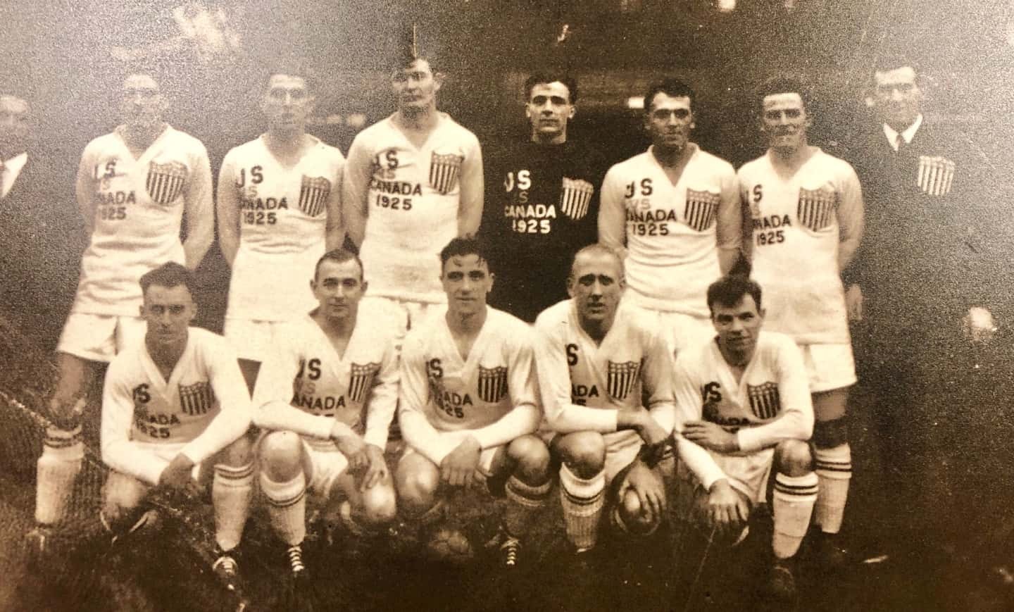 Primera equipación de Estados Unidos 1925