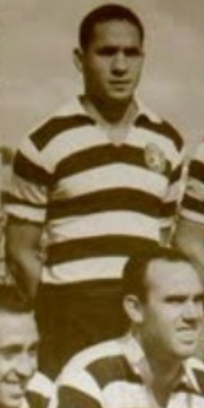 Primera equipación de Sporting de Portugal 58-59