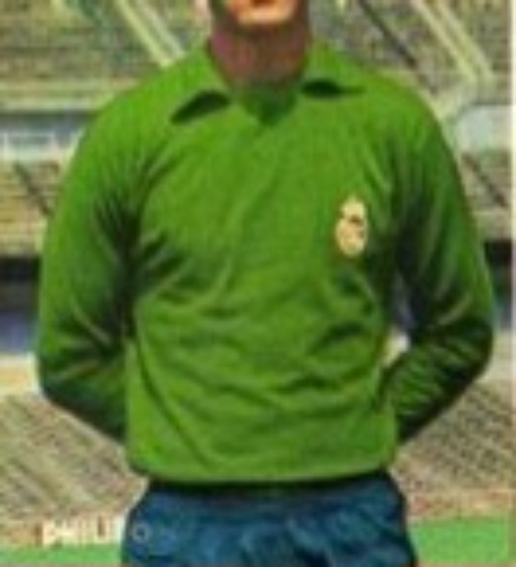 Equipación de portero de Real Madrid 70-71