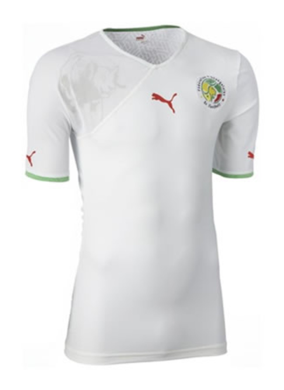Primera equipación de Senegal 2010