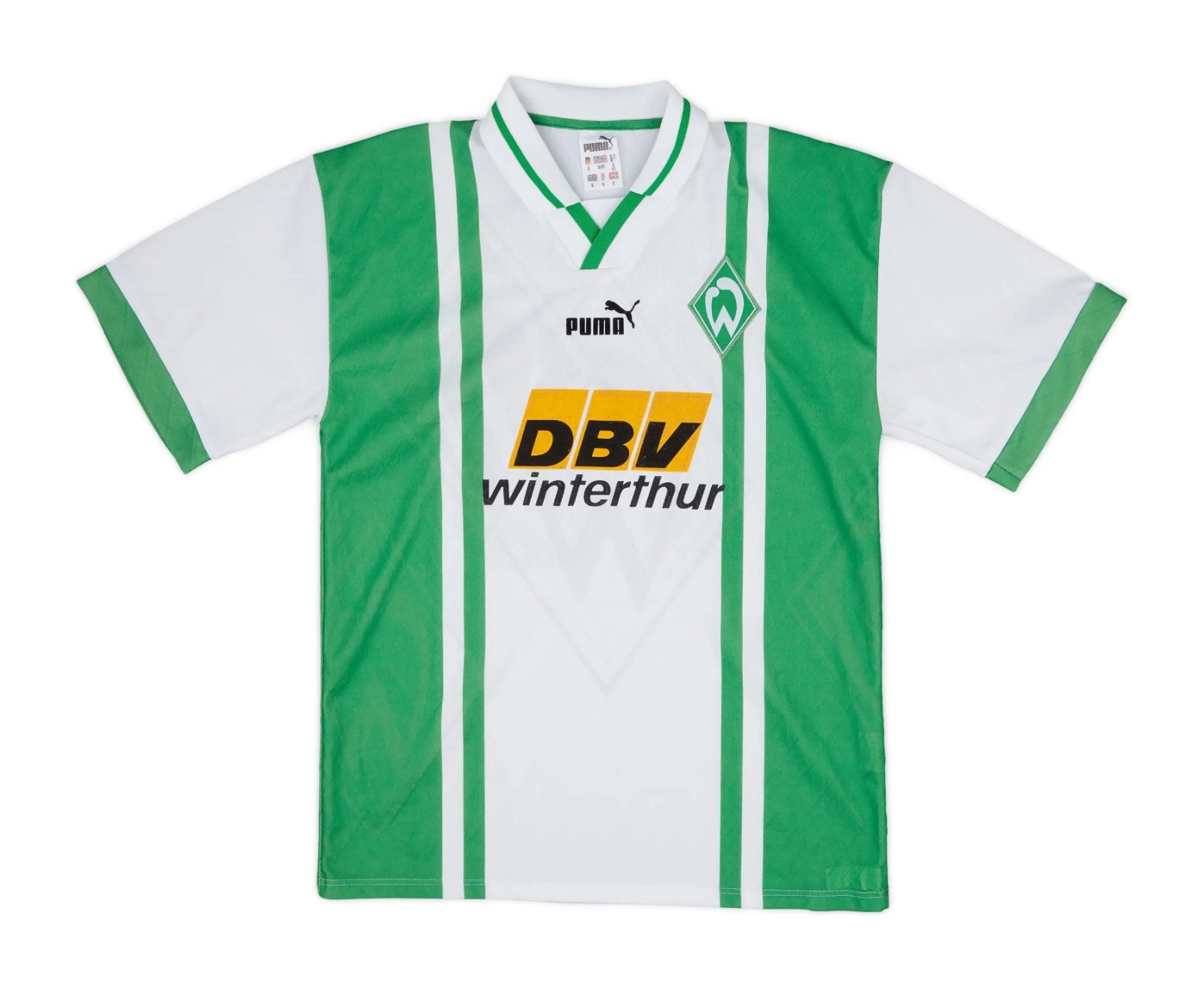 Primera equipación de Werder Bremen 96-97