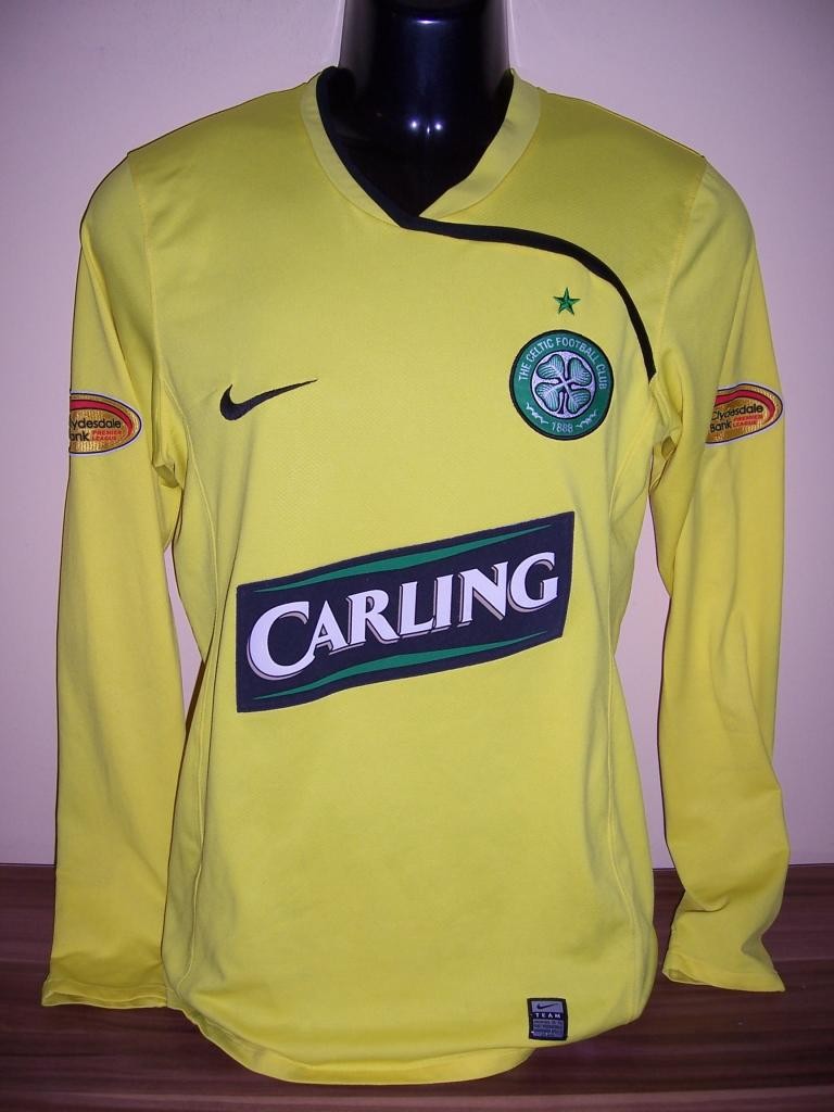 Equipación de portero de Celtic 08-09