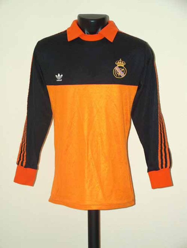 Equipación de portero de Real Madrid 80-81